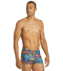 Irezumi Koi Square Leg Swimsuit -Family Swim Shop 5665943552168 multi 4a