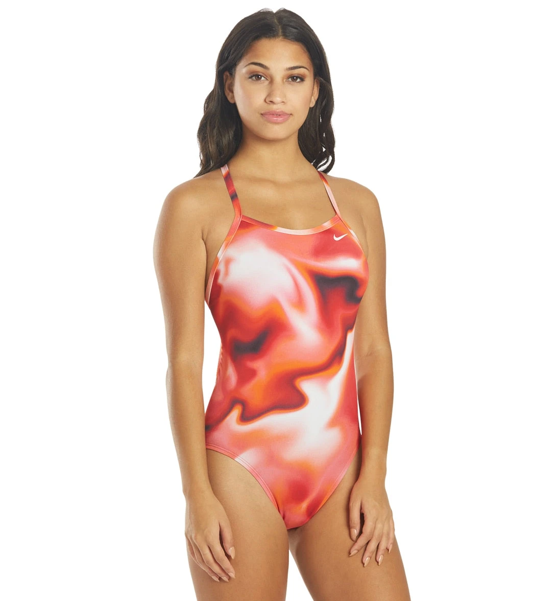 Nike Women's Amp Axis Racerback One Piece Swimsuit 4 Nike Women's Amp Axis Racerback One Piece Swimsuit - Image 2
