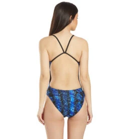 Women's Edge Swan Back One Piece Swimsuit 9 Women's Edge Swan Back One Piece Swimsuit -Family Swim Shop 5666074689704 blue 3a