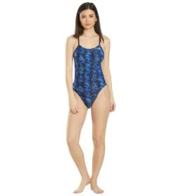 Women's Edge Swan Back One Piece Swimsuit 10 Women's Edge Swan Back One Piece Swimsuit -Family Swim Shop 5666074689704 blue 4a