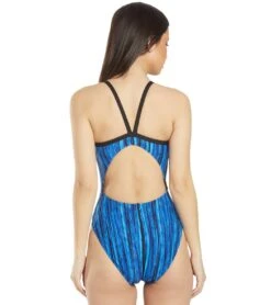 Women's Zircon Butterfly Back One Piece Swimsuit 9 Women's Zircon Butterfly Back One Piece Swimsuit -Family Swim Shop 5666090713256 blue 3a