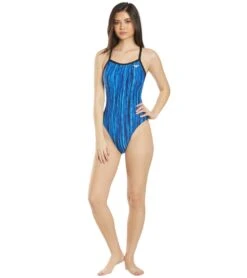 Women's Zircon Butterfly Back One Piece Swimsuit 10 Women's Zircon Butterfly Back One Piece Swimsuit -Family Swim Shop 5666090713256 blue 4a