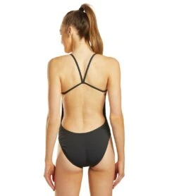 Nike Women's HydraStrong Space Highway Cut-Out Tank One Piece Swimsuit -Family Swim Shop 5666682536104 universityred 3a