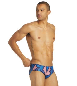 Spiffiez Comic Effects Brief Swimsuit -Family Swim Shop 5667104719016 redwhiteblue 3a