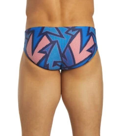 Spiffiez Comic Effects Brief Swimsuit -Family Swim Shop 5667104719016 redwhiteblue 7a