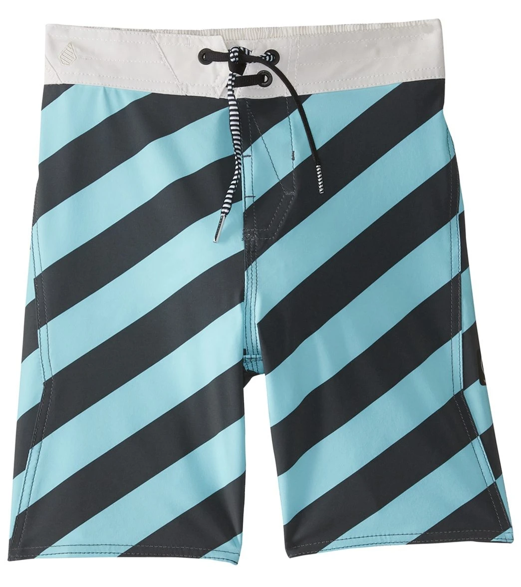 Volcom Boys' Stripey Elastic Boardshort (Toddler, Little Kid, Big Kid) 3 Volcom Boys' Stripey Elastic Boardshort (Toddler, Little Kid, Big Kid)