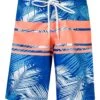 Boys' Classic Board Shorts (Toddler, Little Kid, Big Kid) -Family Swim Shop 5668500308136 blueorange 1a