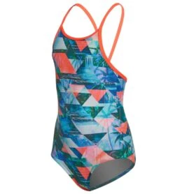 FUNKITA Toddler Girls' Split Scene One Piece Swimsuit