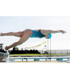 Molecule Thin Strap One Piece Swimsuit -Family Swim Shop 5670700581032 redblack 9a