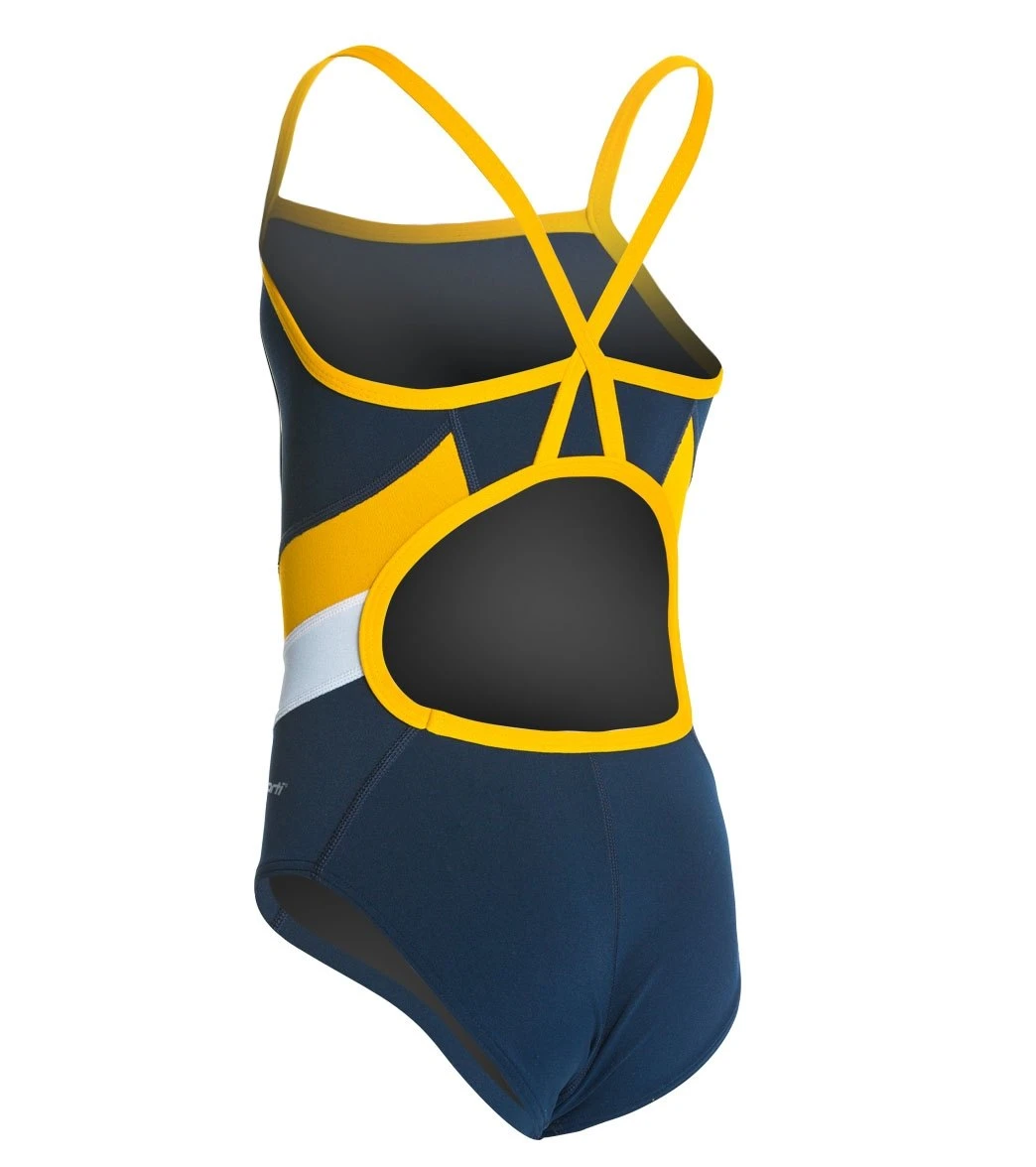 HydroLast Splice Thin Strap One Piece Swimsuit Youth (22-28) 4 HydroLast Splice Thin Strap One Piece Swimsuit Youth (22-28) - Image 2