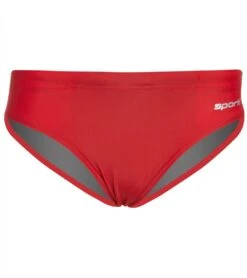Solid Swim Brief Swimsuit Youth (22-28) 8 Solid Swim Brief Swimsuit Youth (22-28) -Family Swim Shop 5671756005544 red 3a