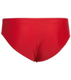 Solid Swim Brief Swimsuit Youth (22-28) 9 Solid Swim Brief Swimsuit Youth (22-28) -Family Swim Shop 5671756005544 red 4a