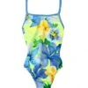 Girls' Hanalei Sunrise Contrast Cross-Back One Piece (Big Kid) -Family Swim Shop 5671794409640 hanaleisunrise 1a