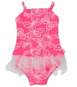 Seafolly Girls' Neon Pop Ballerina Tutu One Piece (6-24mos)