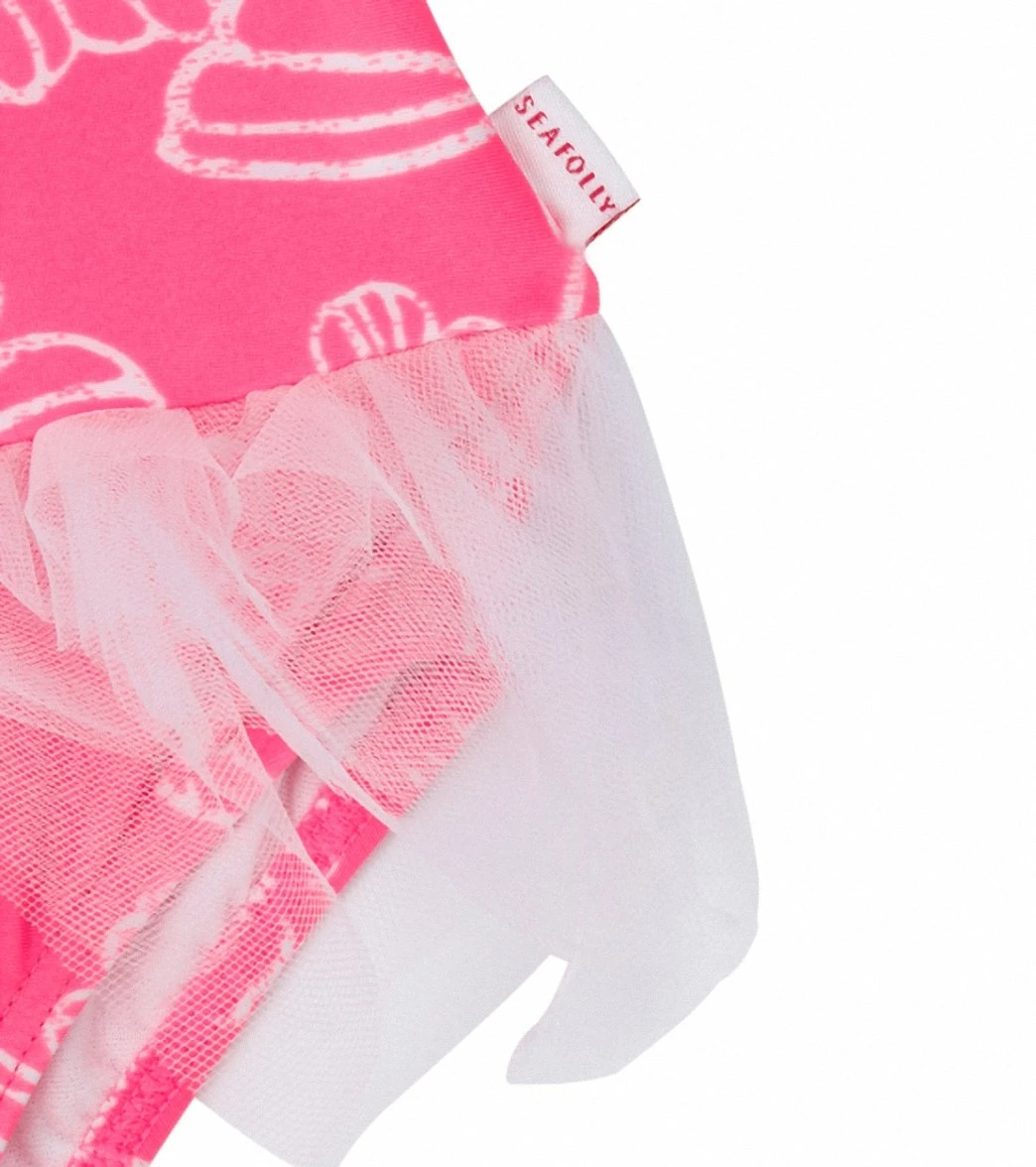 Seafolly Girls' Neon Pop Ballerina Tutu One Piece (6-24mos) 4 Seafolly Girls' Neon Pop Ballerina Tutu One Piece (6-24mos) - Image 2