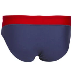 Speedo Launch Splice Endurance + Brief Swimsuit -Family Swim Shop 5672111210664 navyredwhite 4a