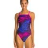 Women's Fierce One Piece Swimsuit 2 Women's Fierce One Piece Swimsuit -Family Swim Shop 5672282128552 purple 1a
