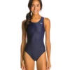 Solid V2 Back Lycra One Piece Swimsuit