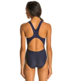 Solid V2 Back Lycra One Piece Swimsuit -Family Swim Shop 5672690385064 navy 3a
