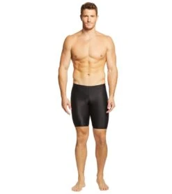 The Men's TYReco Solid Jammer Swimsuit -Family Swim Shop 5672698085544 black 4a