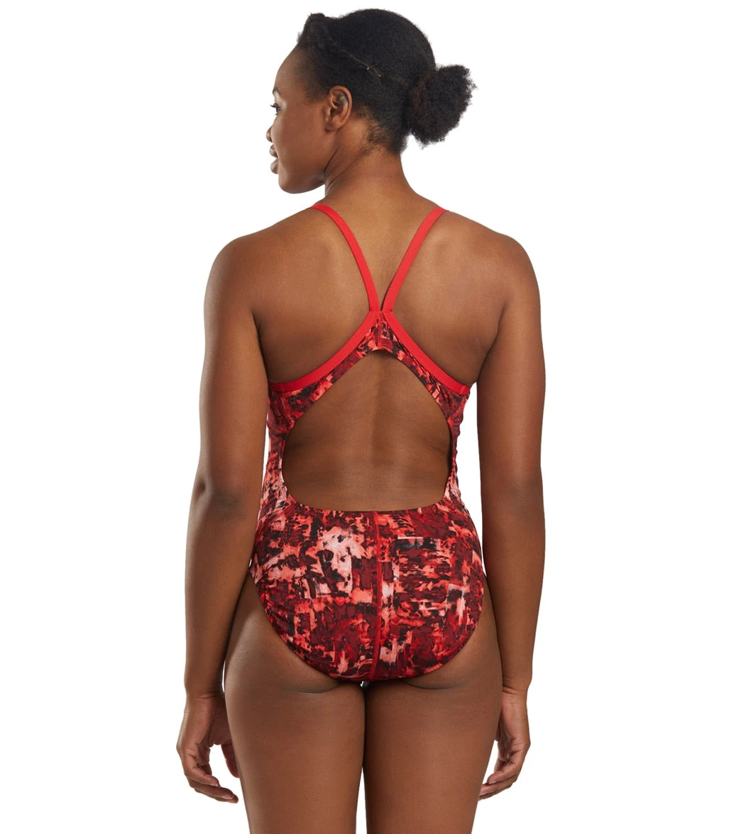 Nike Women's HydraStrong Fire Racerback One Piece Swimsuit 5 Nike Women's HydraStrong Fire Racerback One Piece Swimsuit - Image 3