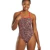 Nike Women's HydraStrong Pixel Party Crossback One Piece Swimsuit -Family Swim Shop 5677840629928 universityred 1a