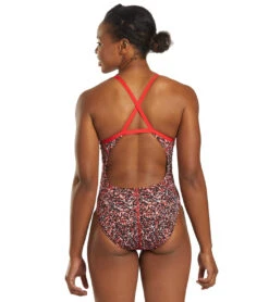 Nike Women's HydraStrong Pixel Party Crossback One Piece Swimsuit 9 Nike Women's HydraStrong Pixel Party Crossback One Piece Swimsuit -Family Swim Shop 5677840629928 universityred 3a