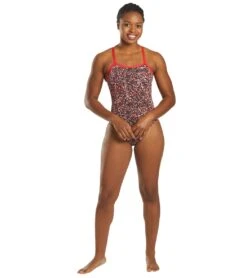 Nike Women's HydraStrong Pixel Party Crossback One Piece Swimsuit 10 Nike Women's HydraStrong Pixel Party Crossback One Piece Swimsuit -Family Swim Shop 5677840629928 universityred 4a