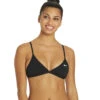 Nike Women's HydraStrong Solid Tie Back Bikini Top 2 Nike Women's HydraStrong Solid Tie Back Bikini Top -Family Swim Shop 6033745674408 black 1a