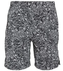 Nike Men's 18" Shark Swim Trunks -Family Swim Shop 6210662498472 black 5a