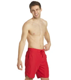 Men's Hybrid Board Short -Family Swim Shop 6215362085032 red 3a