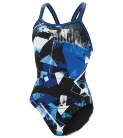 Women's Reliance Renegade DBX Back One Piece Swimsuit -Family Swim Shop 6254372749480 blue 3a