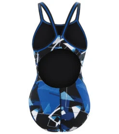 Women's Reliance Renegade DBX Back One Piece Swimsuit -Family Swim Shop 6254372749480 blue 4a