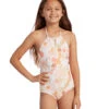 Billabong Girls' Little Bit Of Sunshine One Piece Swimwear