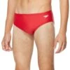 Speedo Men's Hex Breaker Brief Swimsuit -Family Swim Shop 6542033092776 highriskred 1a