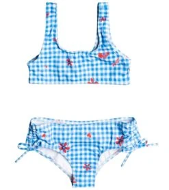 Roxy Girls' Vichy Paradise Two Piece Bikini Set