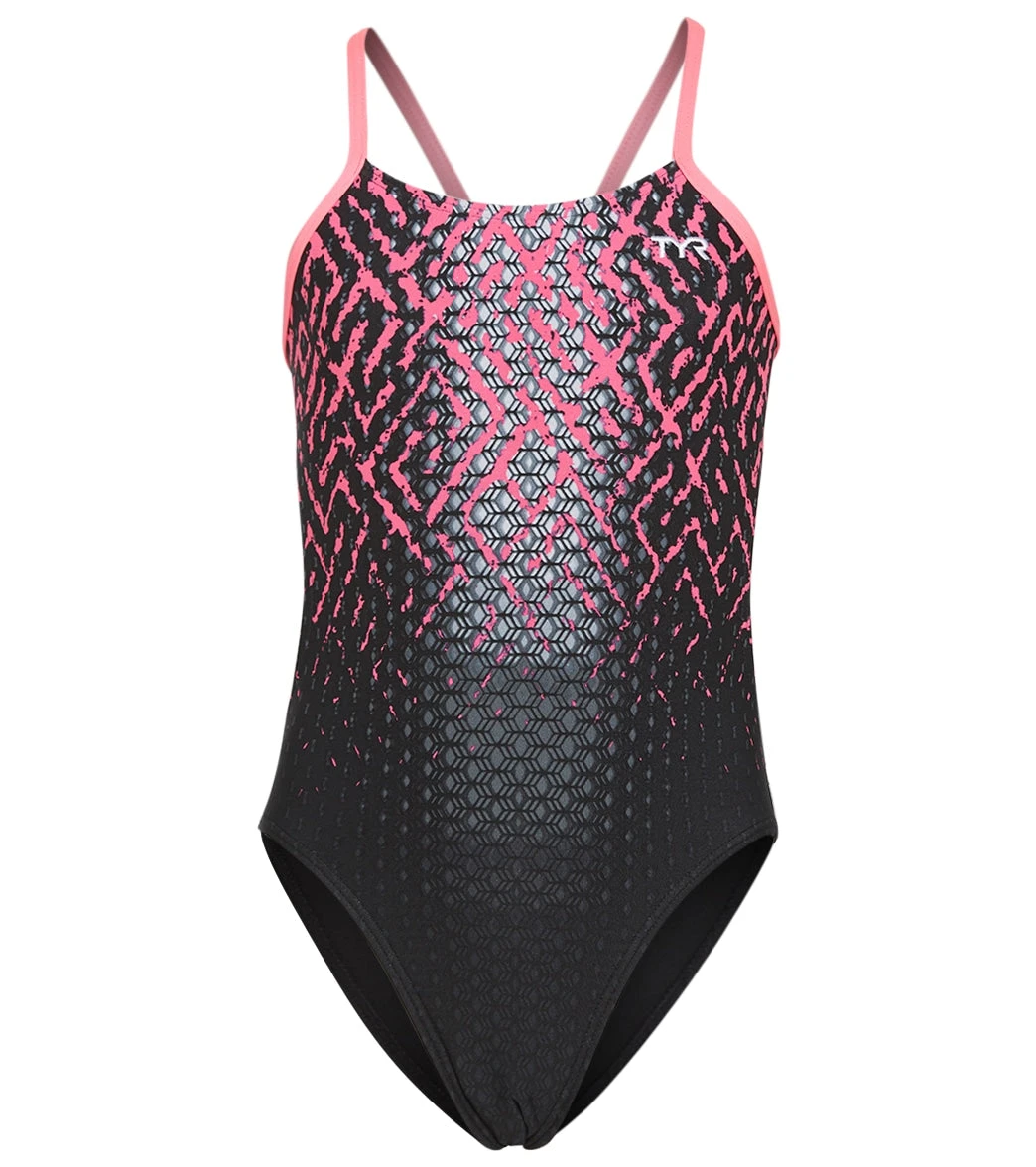 TYR Girls' Odyssey Cutoutfit One Piece Swimsuit 3 TYR Girls' Odyssey Cutoutfit One Piece Swimsuit