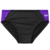 TYR Boys' Hexa Blade Racer Brief Swimsuit -Family Swim Shop 6663920746664 blackpurple 1a