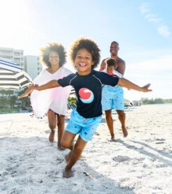 Men's Maritime Fliers Swim Trunks -Family Swim Shop 6747465023656 blue 4a