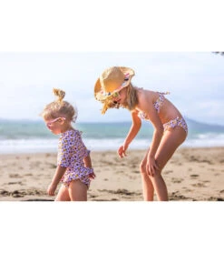 Girls' Leopard Love Two Piece Bandeau Bikini Set (Toddler, Little Kid, Big Kid) -Family Swim Shop 6747572928680 pink 5a