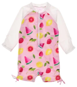 Girls' Fruit Fiesta Long Sleeve Sunsuit (Baby)
