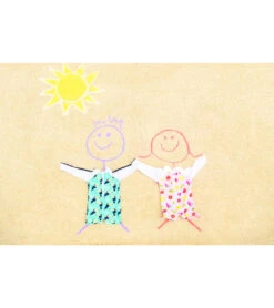 Girls' Fruit Fiesta Long Sleeve Sunsuit (Baby) -Family Swim Shop 6747574239400 pink 3a