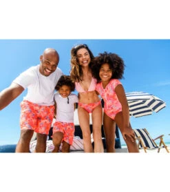 Boys' Tropical Punch Volley Swim Trunk (Toddler, Little Kid, Big Kid) -Family Swim Shop 6747578007720 red 4a