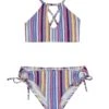 Splendid Girls' La Paz High Neck Two Piece Bikini Set (Big Kid) -Family Swim Shop 6837223751848 pinkmulti 1a