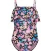 Girls' La Playa One Piece Swimsuit (Big Kid) -Family Swim Shop 6948328243368 black 1a
