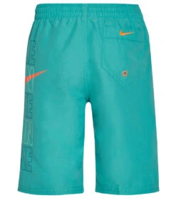 Nike Boys' Block Logo Breaker 8" Volley Short (Big Kid) -Family Swim Shop 7033732169896 washedteal 3a