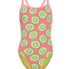 HydroLast Love Kiwi Thin Strap One Piece Swimsuit Youth (22-28) -Family Swim Shop 7074759704744 berry 1a
