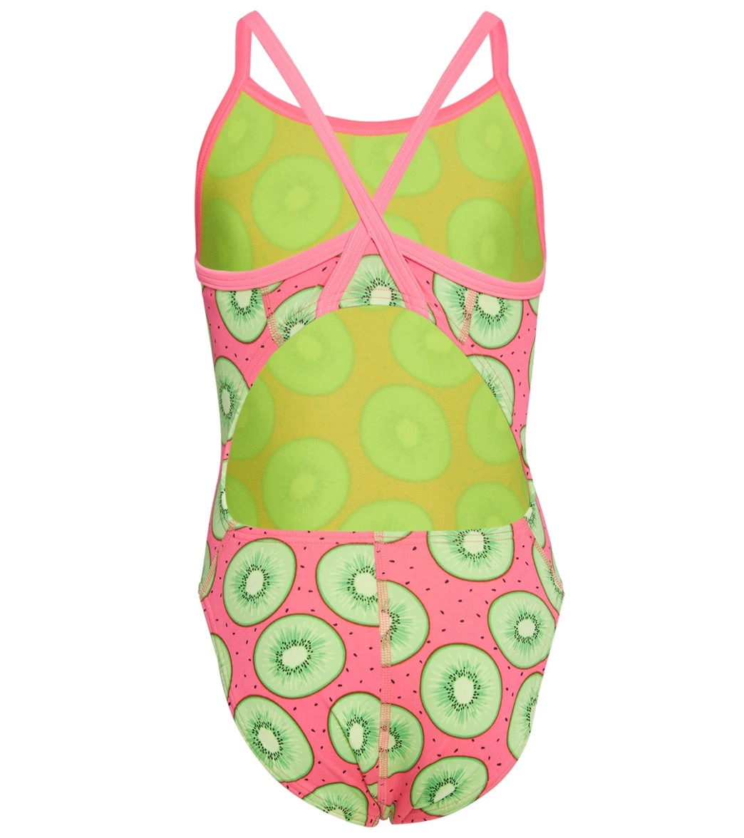 HydroLast Love Kiwi Thin Strap One Piece Swimsuit Youth (22-28) 3 HydroLast Love Kiwi Thin Strap One Piece Swimsuit Youth (22-28) - Image 2
