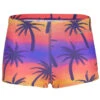 Sunset Palm Square Leg Swimsuit Youth (22-28) -Family Swim Shop 7074817474728 multi 1a