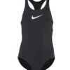 Nike Girls' Essential Racerback One Piece Swimsuit (Little Kid) -Family Swim Shop 7187163152552 black 1a